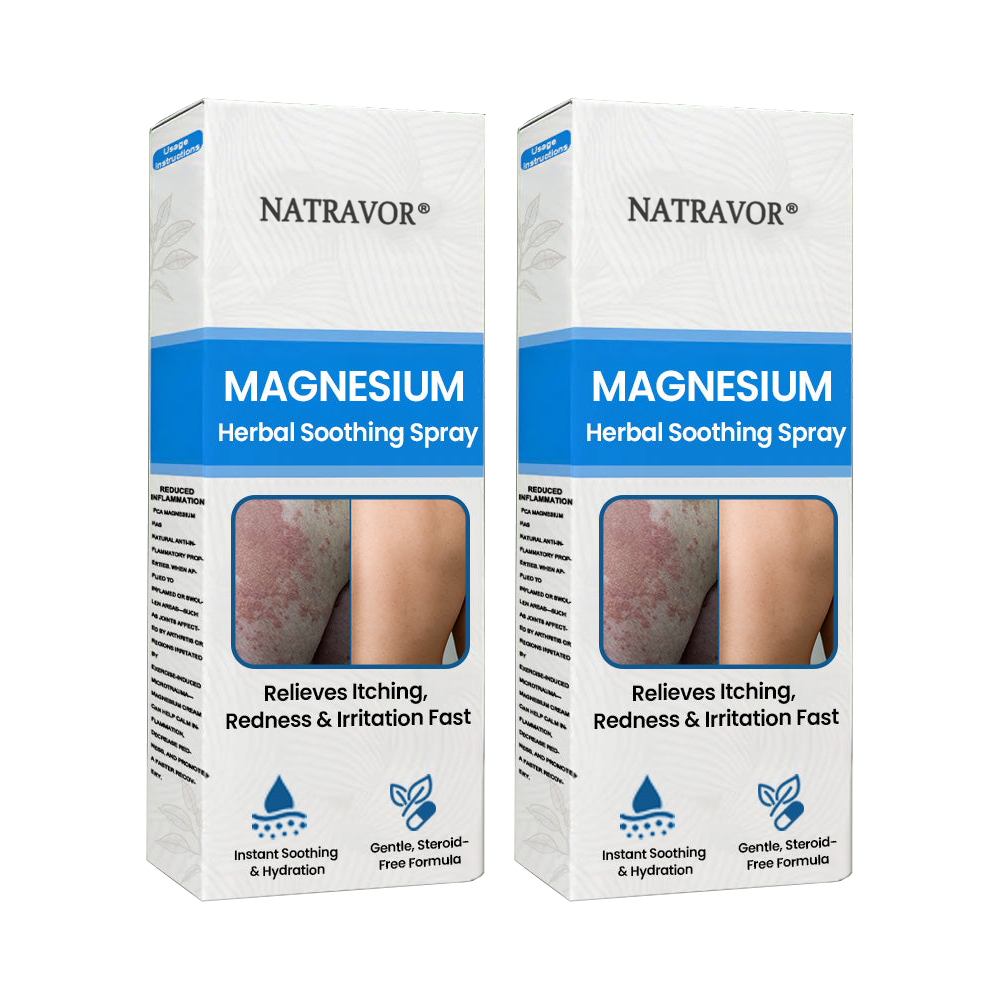 🔥 Natravor® Magnesium Spray – Fast Relief for Itchy, Red & Sensitive Skin (Even Intimate Areas)
