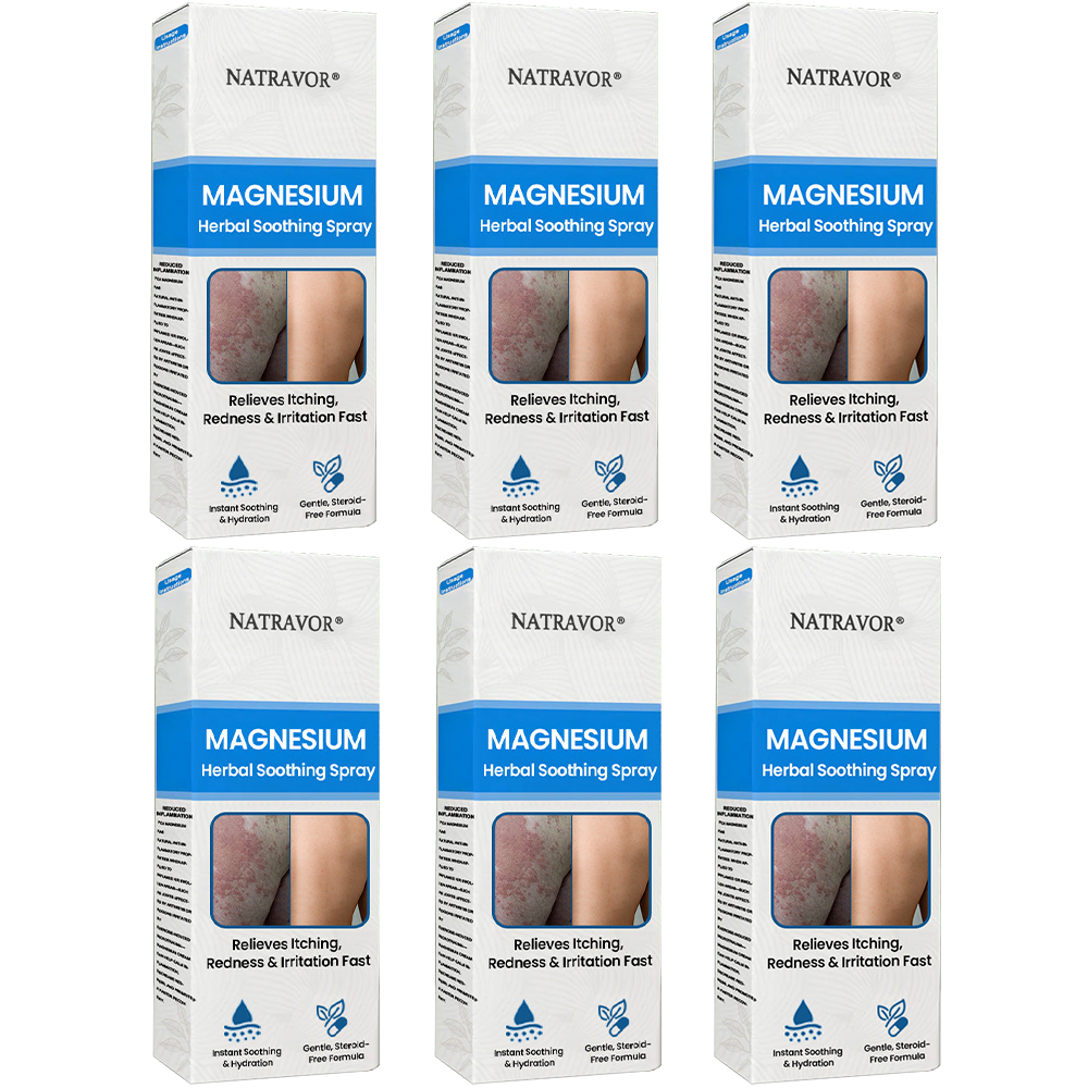 🔥 Natravor® Magnesium Spray – Fast Relief for Itchy, Red & Sensitive Skin (Even Intimate Areas)