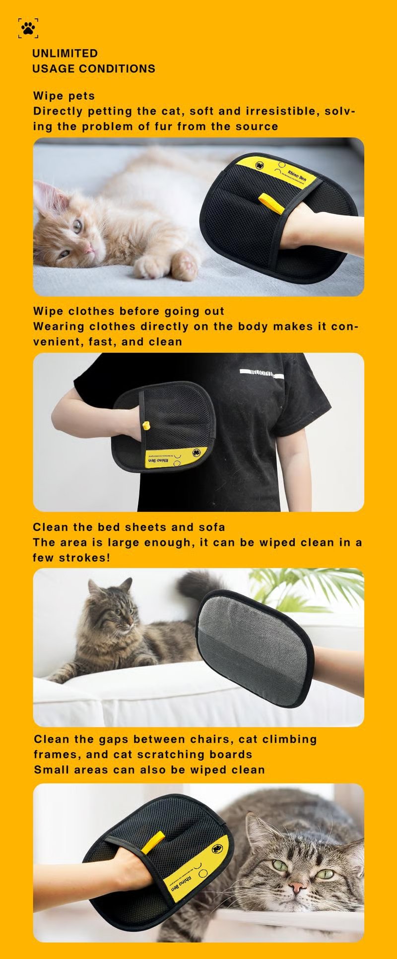 Natravor™ ✨ Pet hair remover Electrostatic gloves