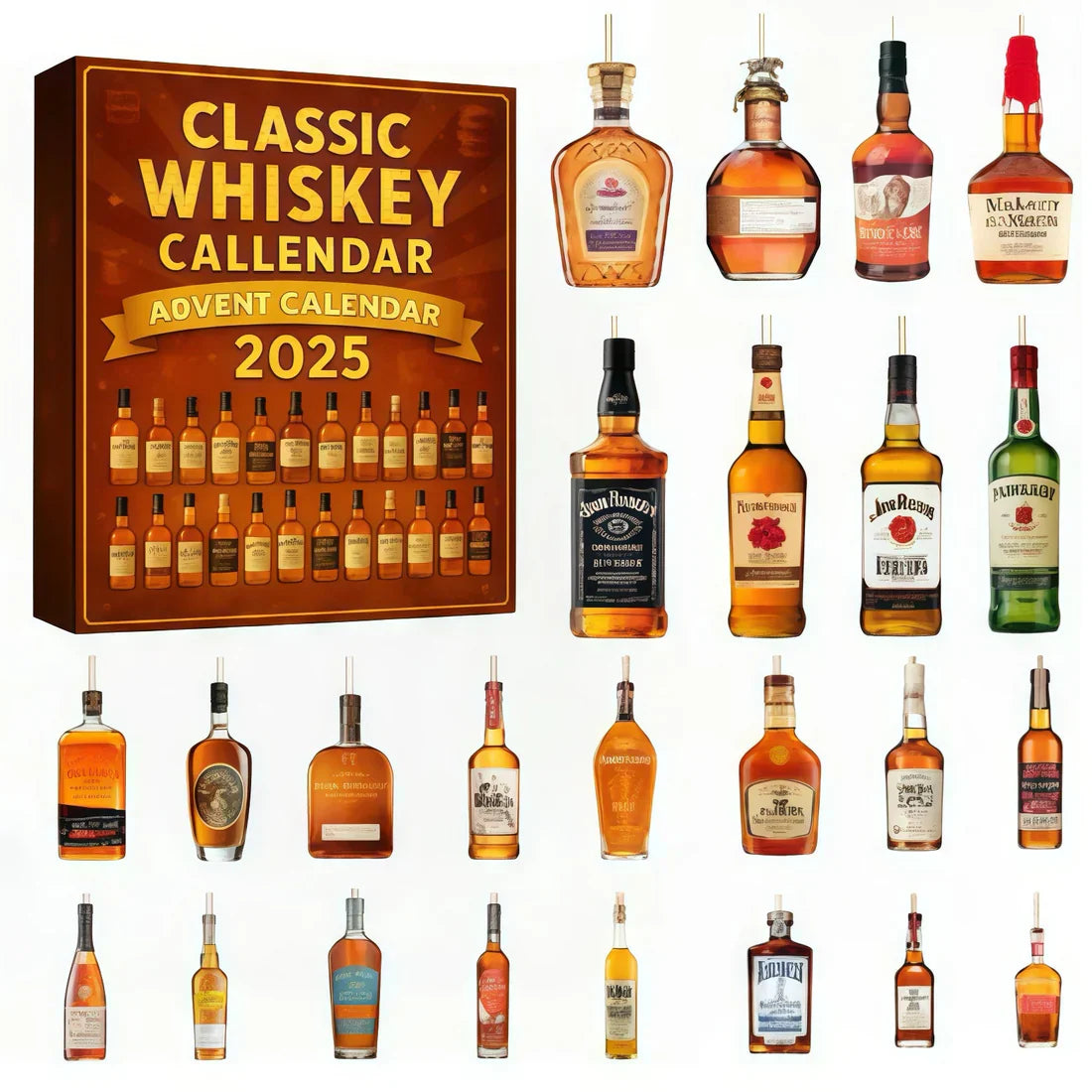 ✈️Buy 2 Get Free Shipping🍻2025 Limited Edition Whiskey Anniversary Advent Calendar