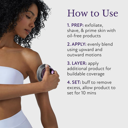 Natravor™ Body Coverage Perfector, All Over Complexion Perfecto, Waterproof and Sweatproof Leg Concealer, Cream Texture Conceals Blemishes, Evens Out Skin Tone,natural radiance