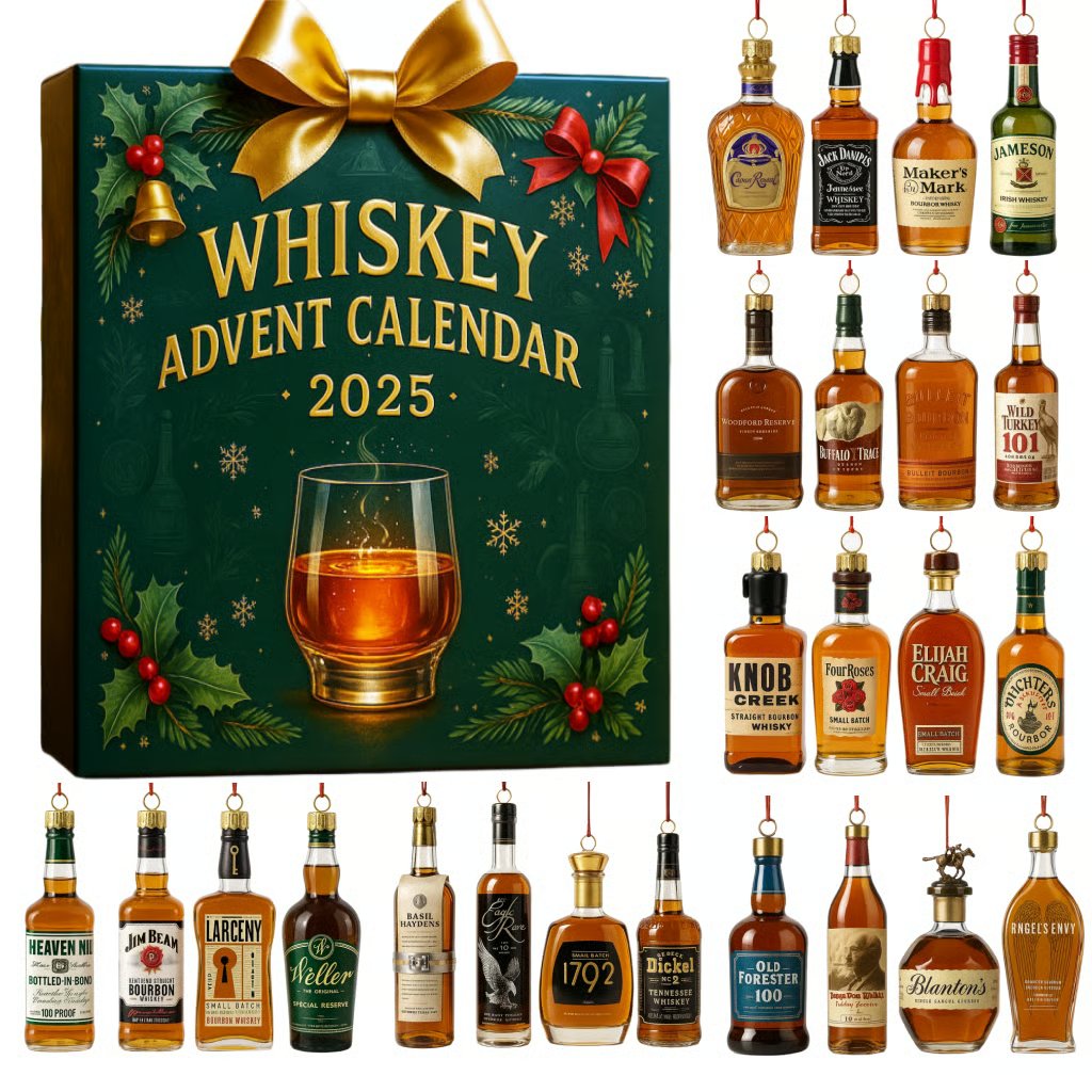 ✈️Buy 2 Get Free Shipping🍻2025 Buffalo Trace Crown Royal 86th Anniversary Advent Calendar