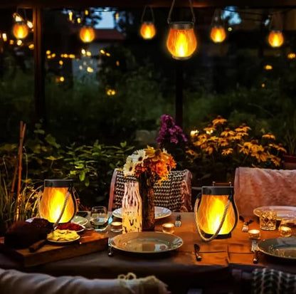 🔥Last Day Promotion 49% OFF🔥Dancing flame Solar Lantern Outdoor Lights