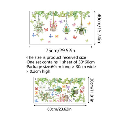 ✨LAST DAY 70% OFF - 💐Colorful Floral Bouquet Window Sticker🖼️(Cut to size freely)