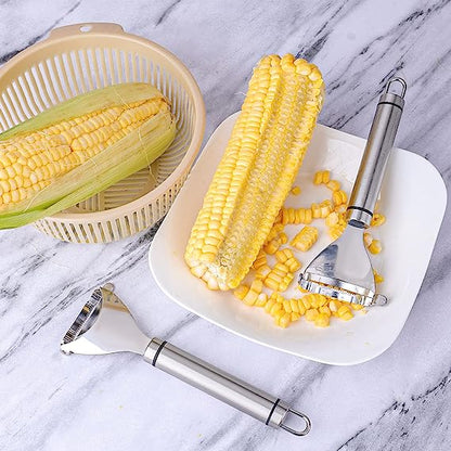 Natravor™🌽Stainless Steel Corn Peeler