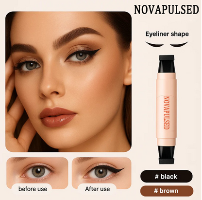 💎New design✨Rotating Eyeliner Stamp Pen-Smudge-proof, Long-lasting and Quick-drying