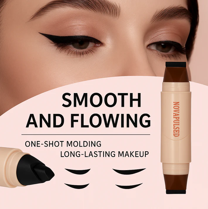 💎New design✨Rotating Eyeliner Stamp Pen-Smudge-proof, Long-lasting and Quick-drying