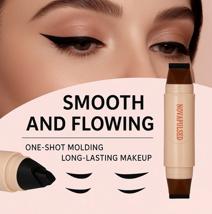 💎New design✨Rotating Eyeliner Stamp Pen-Smudge-proof, Long-lasting and Quick-drying